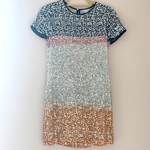 Diane Bon Furtenberg Sequin multicoloured dress